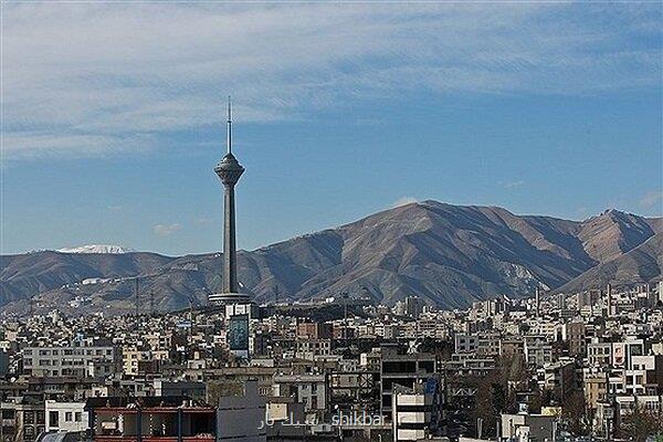 کیفیت هوای تهران قابل قبول است